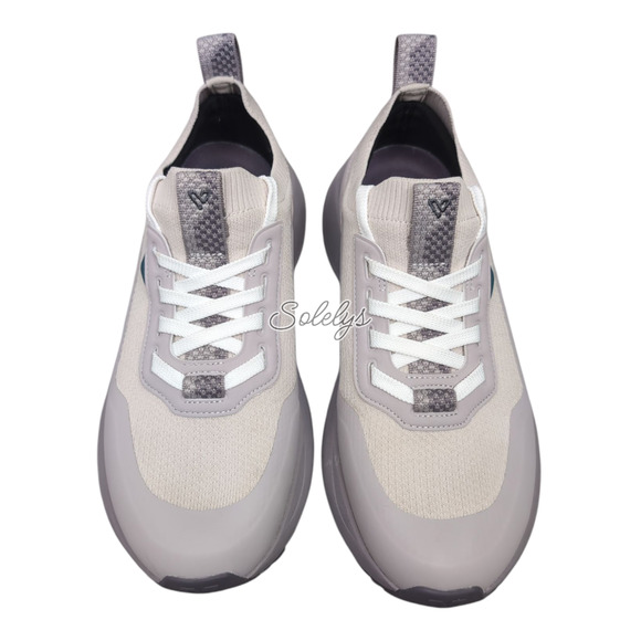 Vessi Stormburst Mens 7 Quartzite Gray Low Top Waterproof DymaTex Knit Sneaker - Picture 2 of 12